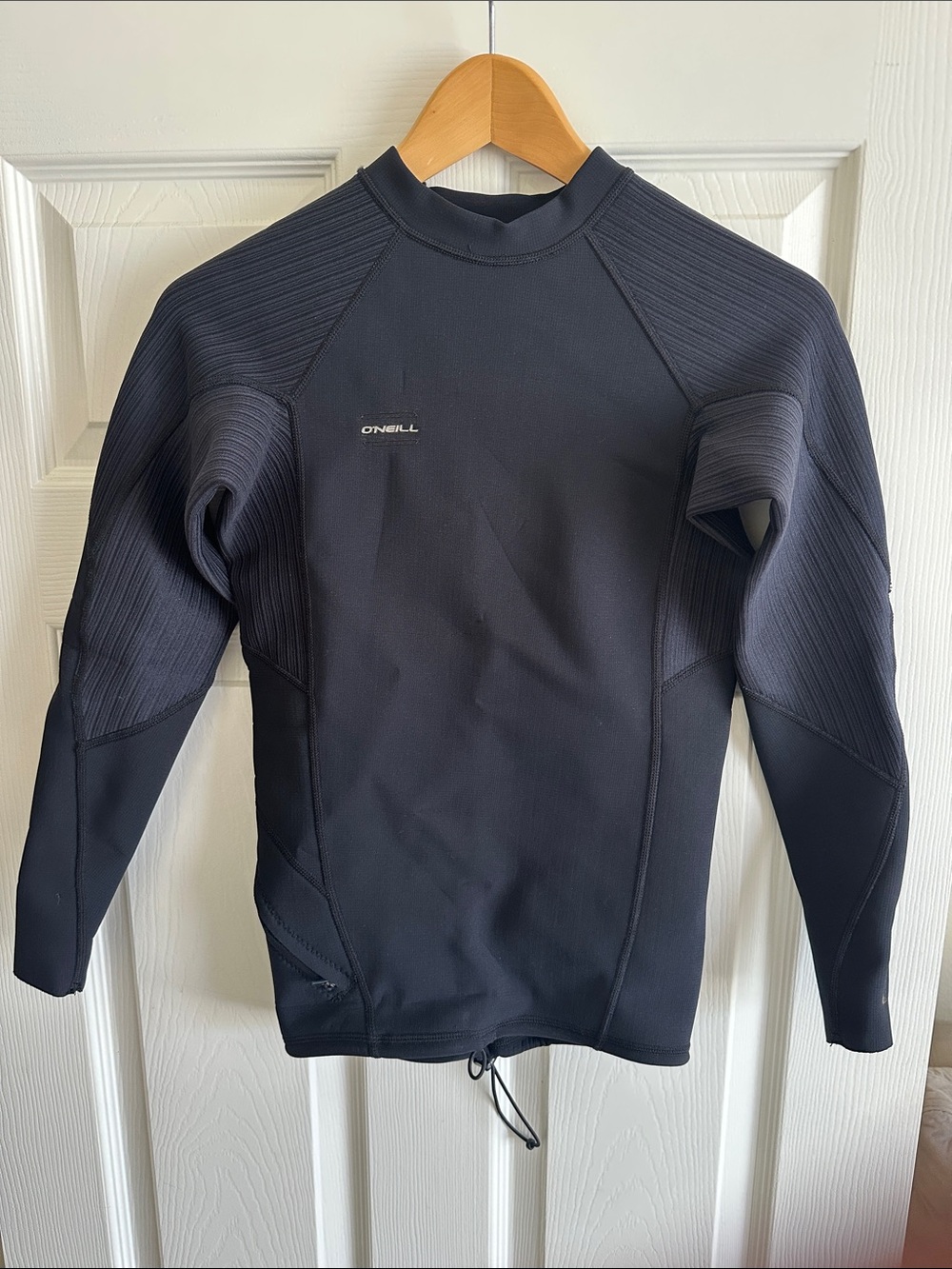 O'Neill Hyperfreak 1.5 MM  Black Long-Sleeve Surf Rash Guard Wetsuit Jacket
